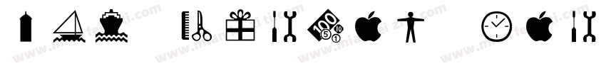 ISO Korean Care Symb字体转换
